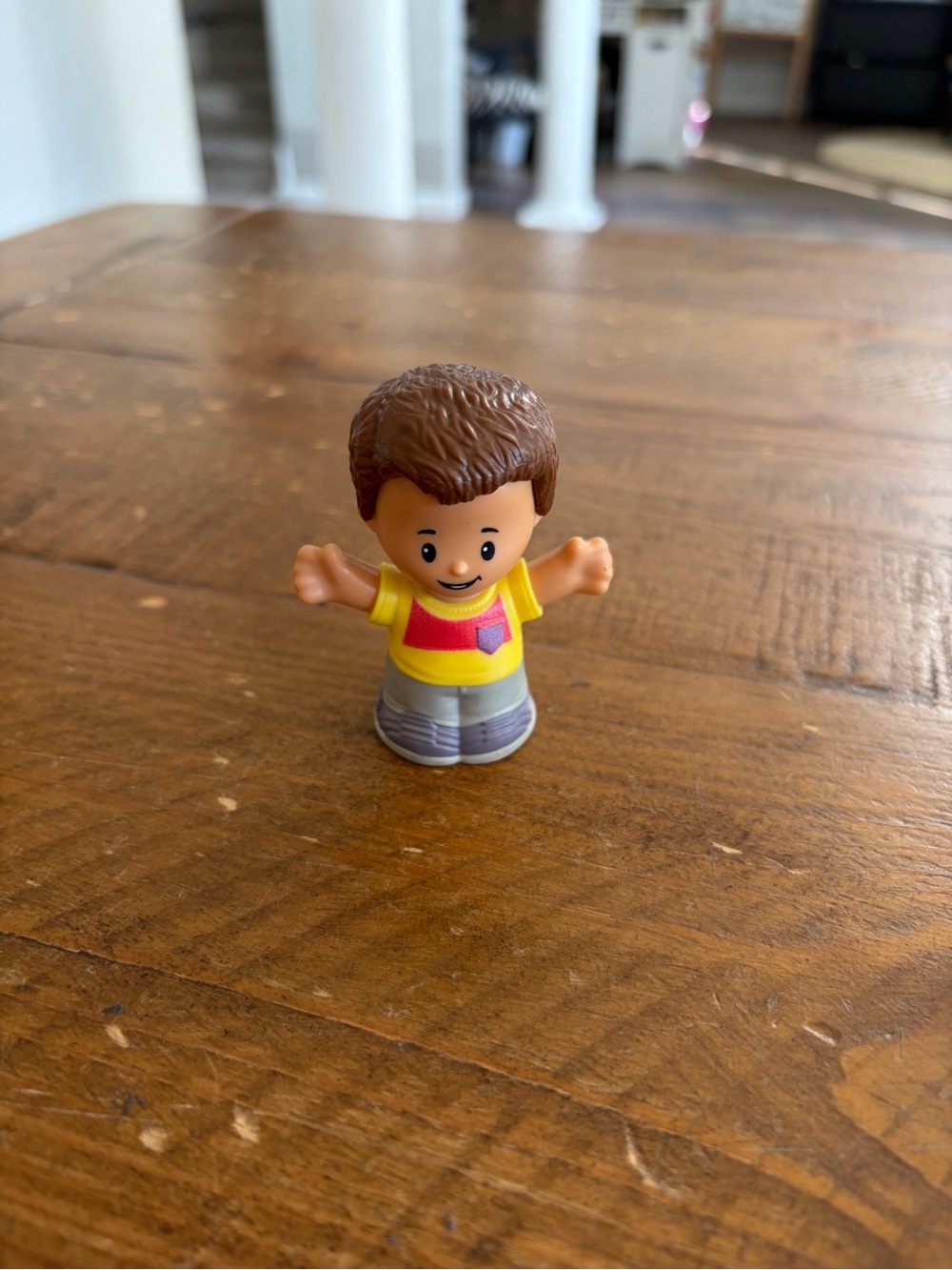 Fisher Price Little People boy in yellow shirt as is